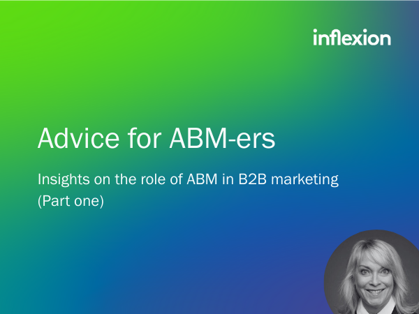 IFG Advice for ABM-ers Fran Wilson - Part one