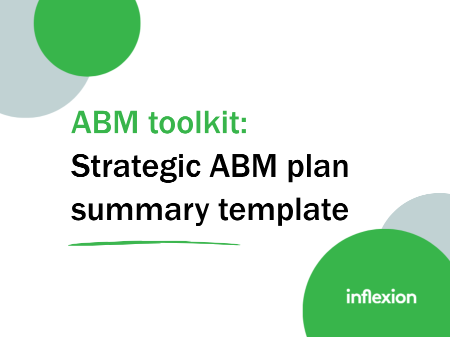 A strategic ABM plan summary slide What is it and why do you need it?