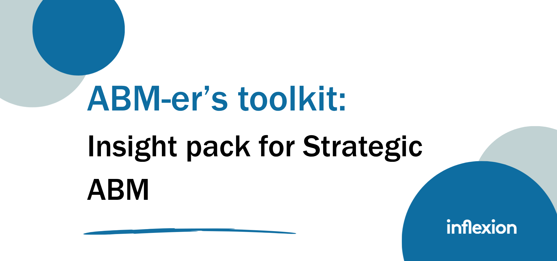 ABM-er's Toolkit Insight Pack For Strategic ABM