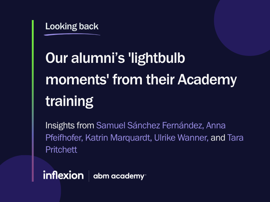 Inflexion Group's alumni 'lightbulb moments' from their ABM Academy training