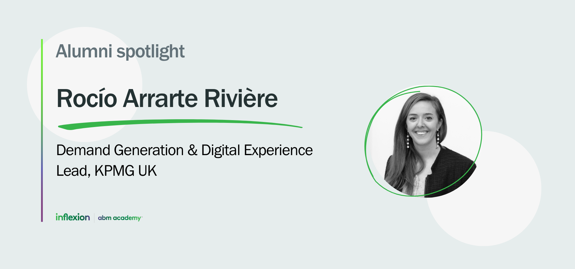 Inflexion Group's ABM Academy Alumni Spotlight with Rocío Arrarte Rivière