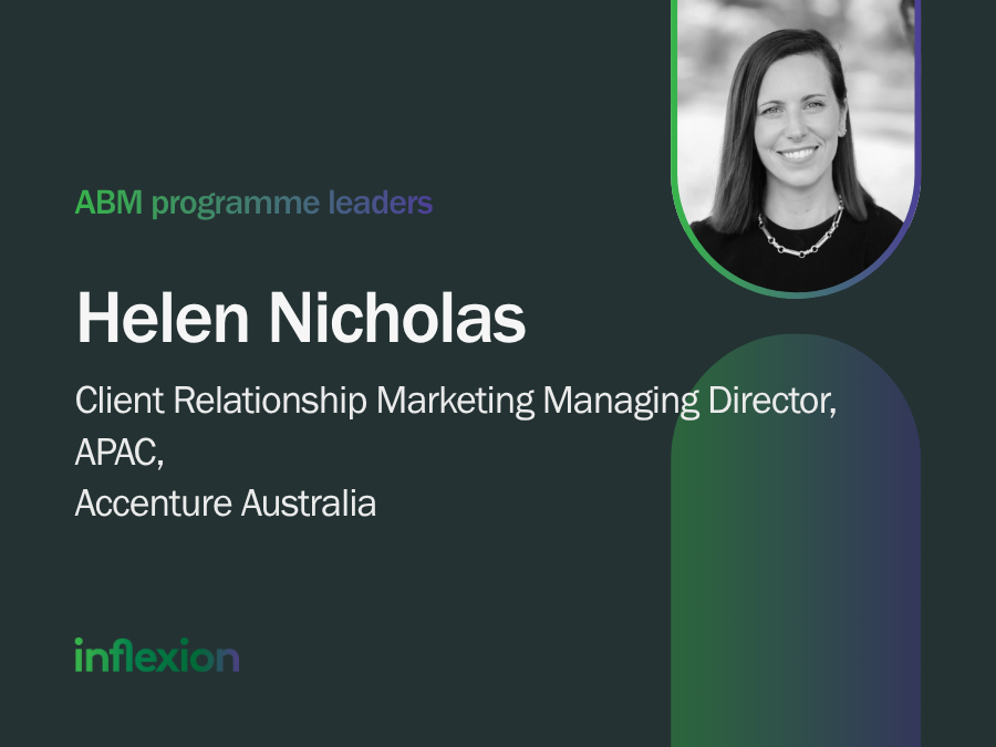 Inflexion Group's ABM Programme Leader profile series featuring Helen Nicholas