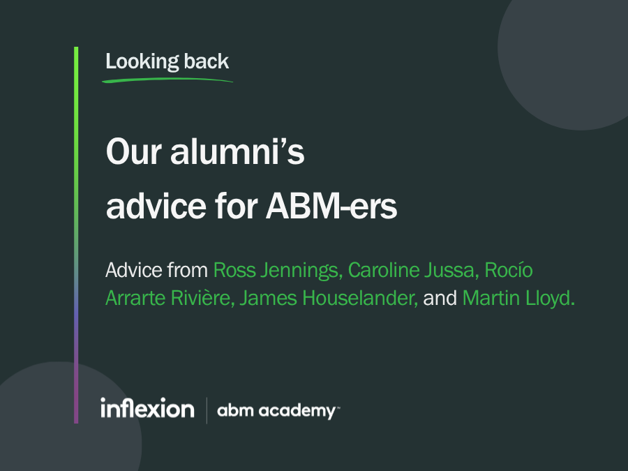 Looking back at our alumni's advice for ABM-ers – part 4