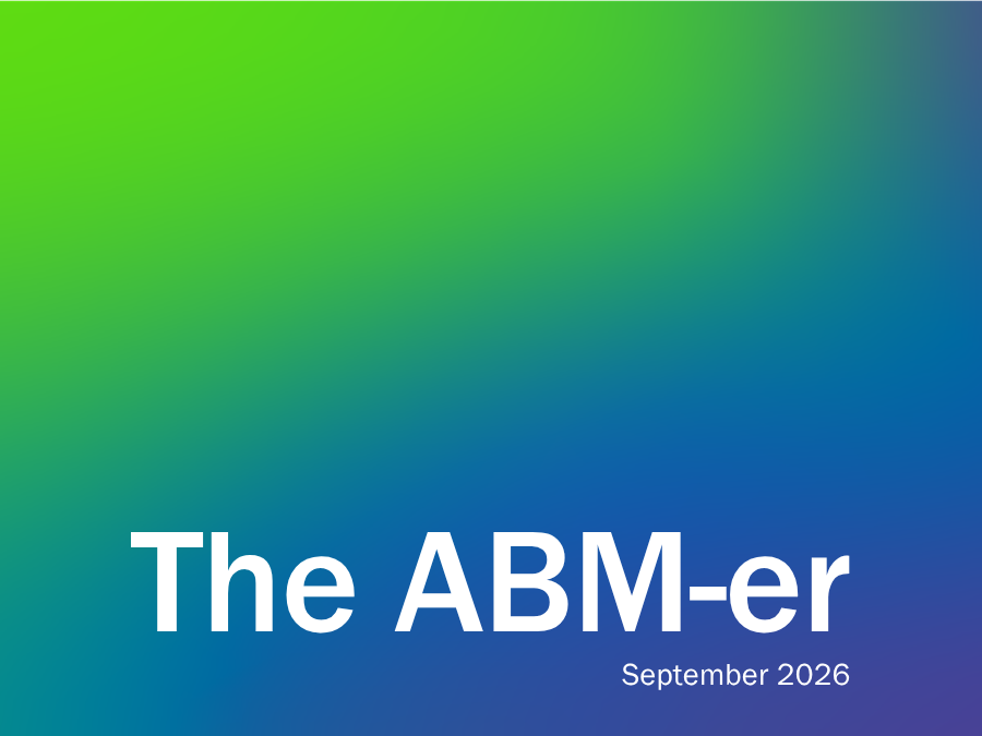 Bev Burgess The ABM-er September From programme to principle: where ABM goes next