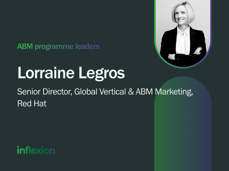 Inflexion Group's ABM Programme Leader: Lorraine Legros